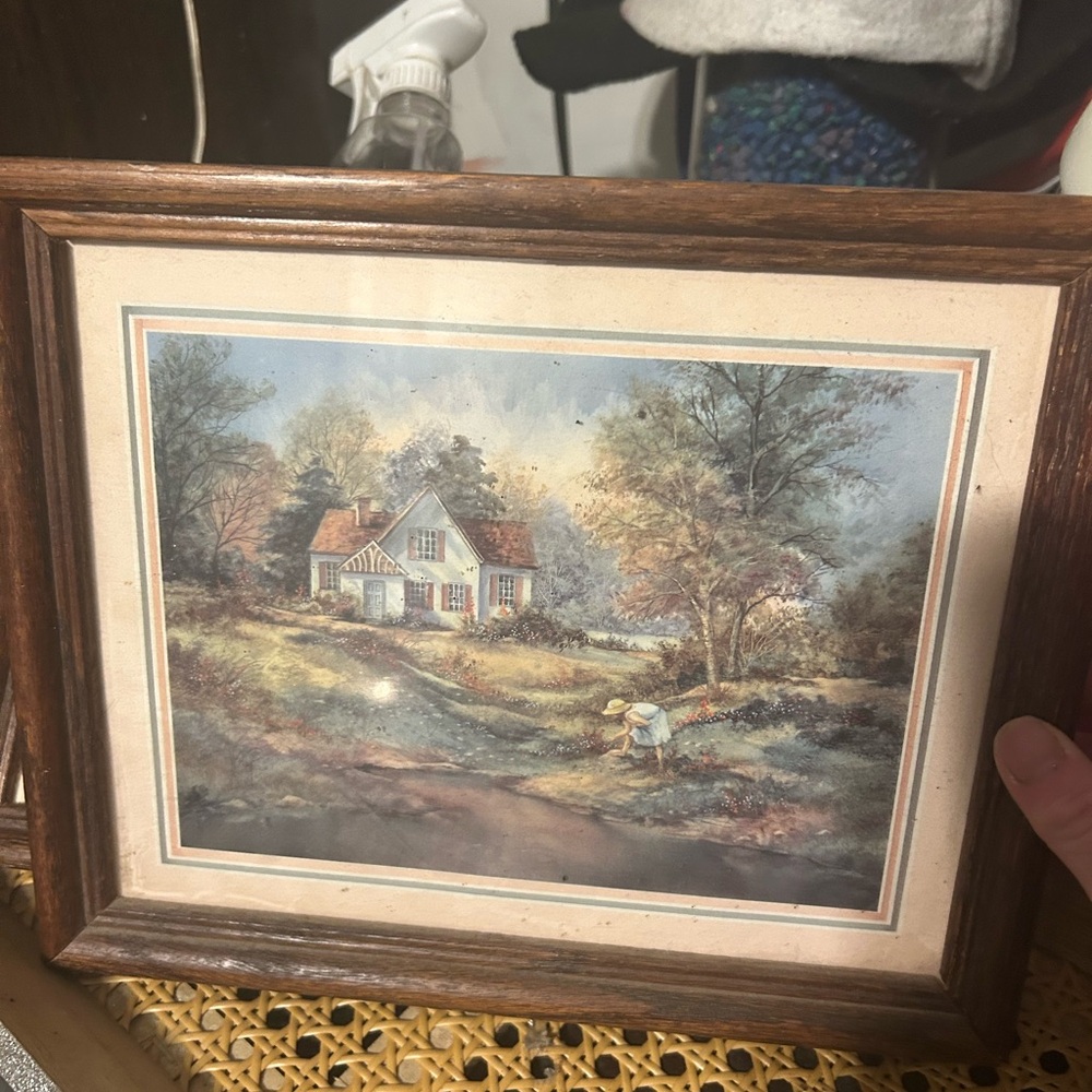 Rustic Landscape Framed Art Print